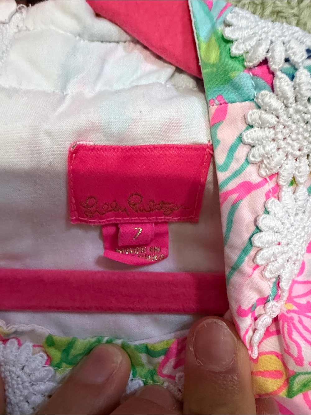 Lilly Pulitzer Girls' Floral Sleeveless Dress - Picture 6 of 6